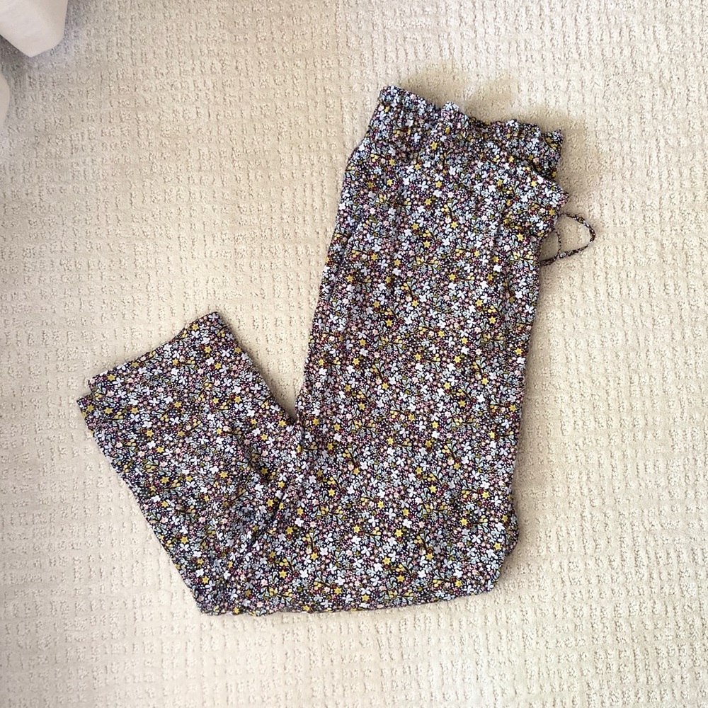 Floral Drawstring Pants